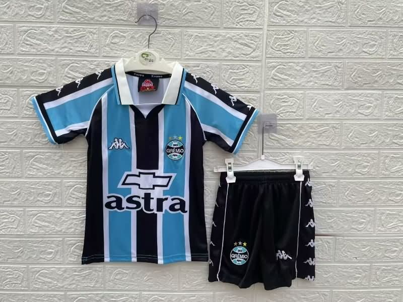 Gremio 2000 Kids Home Soccer Jersey And Shorts Gremio 2000 Kids Home Soccer Jersey And Shorts