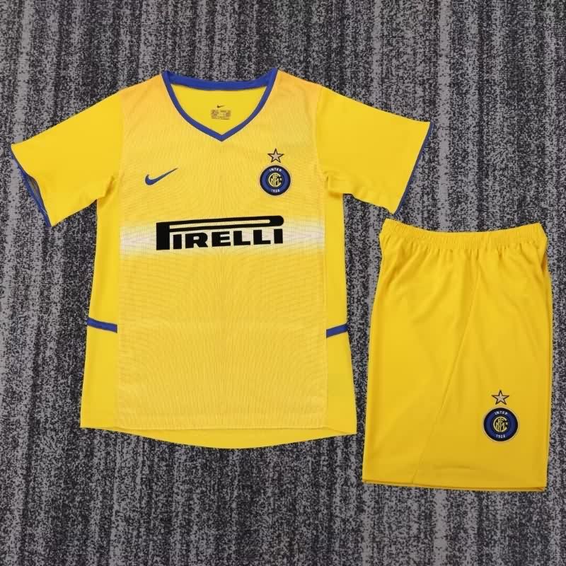 Inter Milan 2002/03 Kids Third Soccer Jersey And Shorts Inter Milan 2002/03 Kids Third Soccer Jersey And Shorts