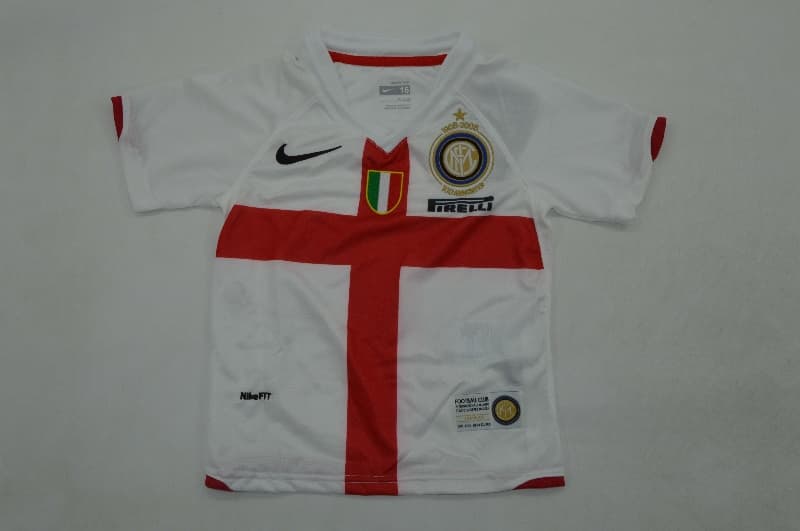 Inter Milan 2007/08 Kids Away Soccer Jersey And Shorts