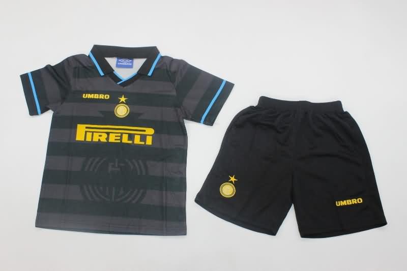 Inter Milan 1997/98 Kids Third Soccer Jersey And Shorts Inter Milan 1997/98 Kids Third Soccer Jersey And Shorts