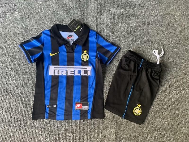 Inter Milan 1998/99 Kids Home Soccer Jersey And Shorts Inter Milan 1998/99 Kids Home Soccer Jersey And Shorts