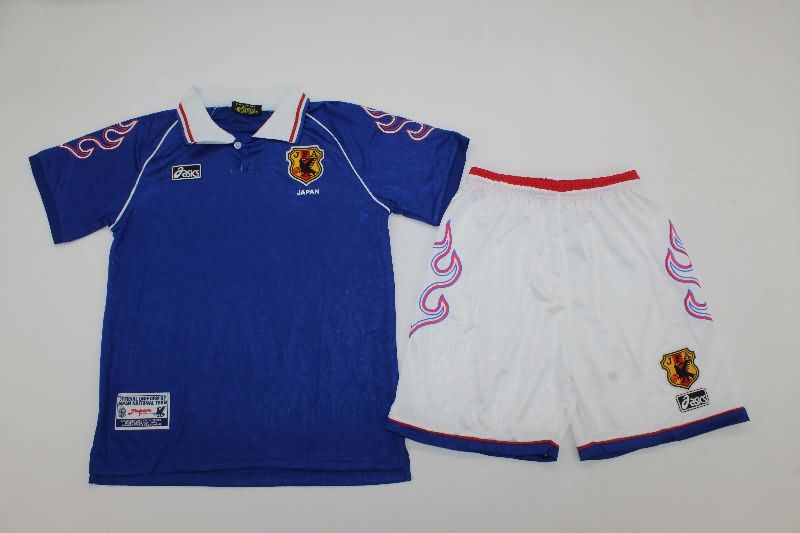 Japan 1998 Kids Home Soccer Jersey And Shorts Japan 1998 Kids Home Soccer Jersey And Shorts
