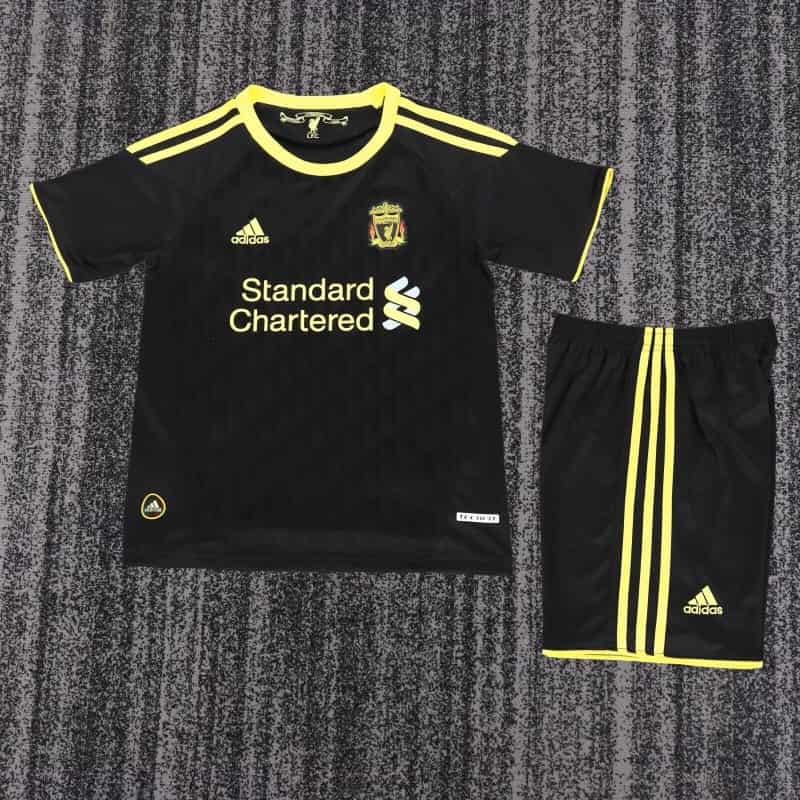 Liverpool 2010/11 Kids Away Soccer Jersey And Shorts Liverpool 2010/11 Kids Away Soccer Jersey And Shorts