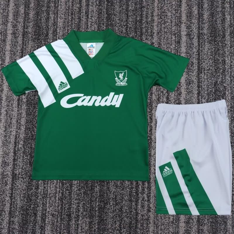 Liverpool 1991/92 Kids Away Soccer Jersey And Shorts Liverpool 1991/92 Kids Away Soccer Jersey And Shorts