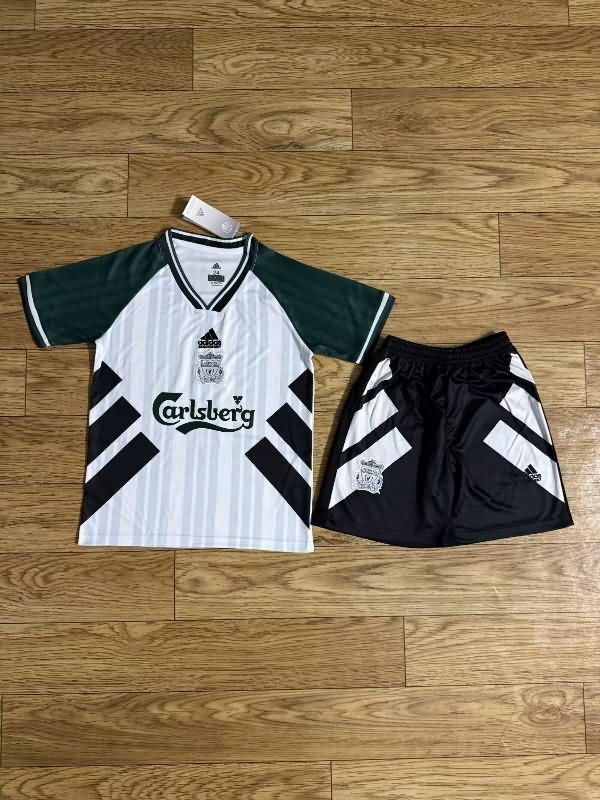 Liverpool 1993/95 Kids Away Soccer Jersey And Shorts Liverpool 1993/95 Kids Away Soccer Jersey And Shorts
