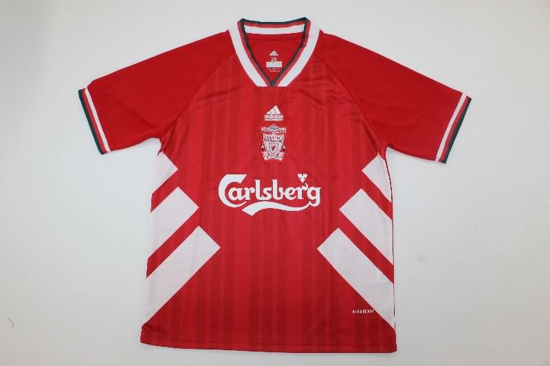 Liverpool 1993/95 Kids Home Soccer Jersey And Shorts