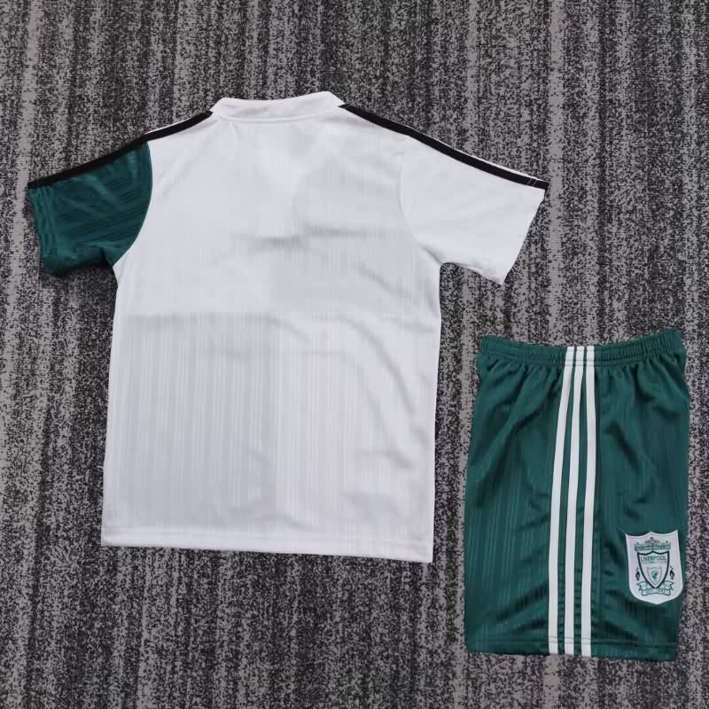 Liverpool 1995/96 Kids Away Soccer Jersey And Shorts