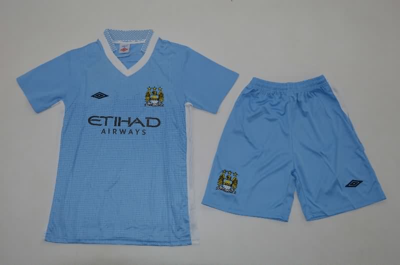 Manchester City 2011/12 Kids Home Soccer Jersey And Shorts Manchester City 2011/12 Kids Home Soccer Jersey And Shorts