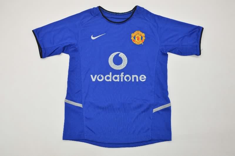 Manchester United 2002/03 Kids Third Soccer Jersey And Shorts