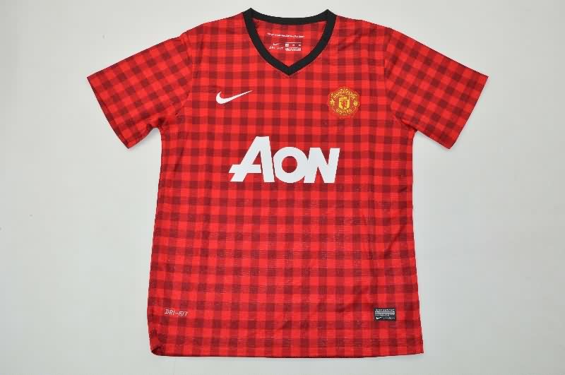 Manchester United 2012/13 Kids Home Soccer Jersey And Shorts