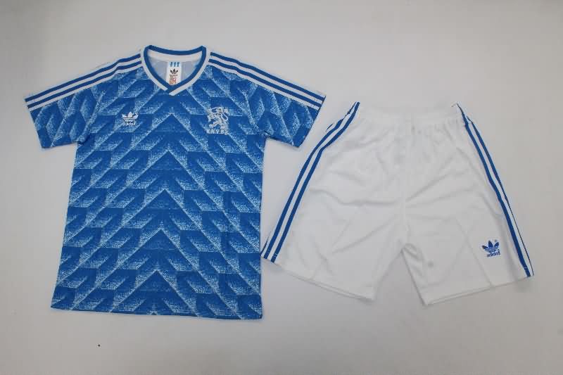 Netherlands 1988 Kids Away Soccer Jersey And Shorts Netherlands 1988 Kids Away Soccer Jersey And Shorts
