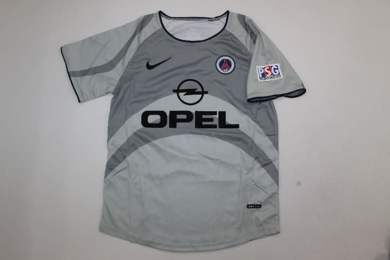 Paris St Germain 2001/02 Kids Away Soccer Jersey And Shorts