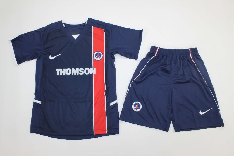 Paris St Germain 2002/03 Kids Home Soccer Jersey And Shorts Paris St Germain 2002/03 Kids Home Soccer Jersey And Shorts