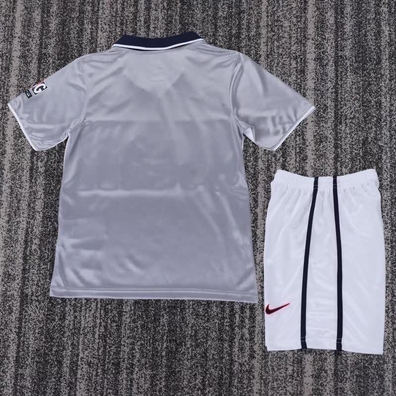 Paris St Germain 1999/01 Kids Away Soccer Jersey And Shorts