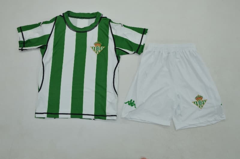 Real Betis 2003/04 Kids Home Soccer Jersey And Shorts Real Betis 2003/04 Kids Home Soccer Jersey And Shorts