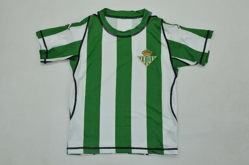 Real Betis 2003/04 Kids Home Soccer Jersey And Shorts