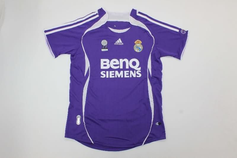Real Madrid 2006/07 Kids Third Soccer Jersey And Shorts
