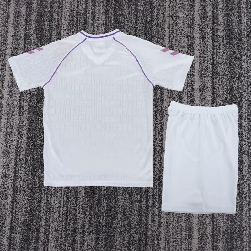 Real Madrid 1990/91 Kids Home Soccer Jersey And Shorts