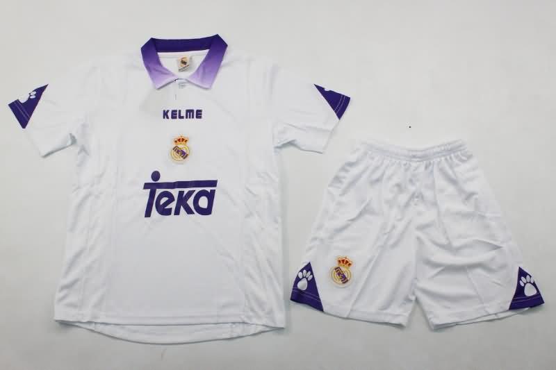 Real Madrid 1997/98 Kids Home Soccer Jersey And Shorts Real Madrid 1997/98 Kids Home Soccer Jersey And Shorts