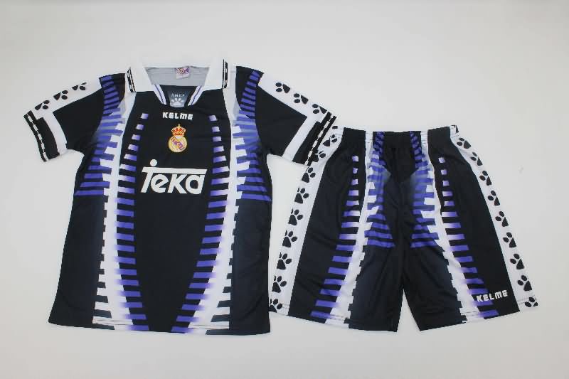 Real Madrid 1997/98 Kids Third Soccer Jersey And Shorts Real Madrid 1997/98 Kids Third Soccer Jersey And Shorts