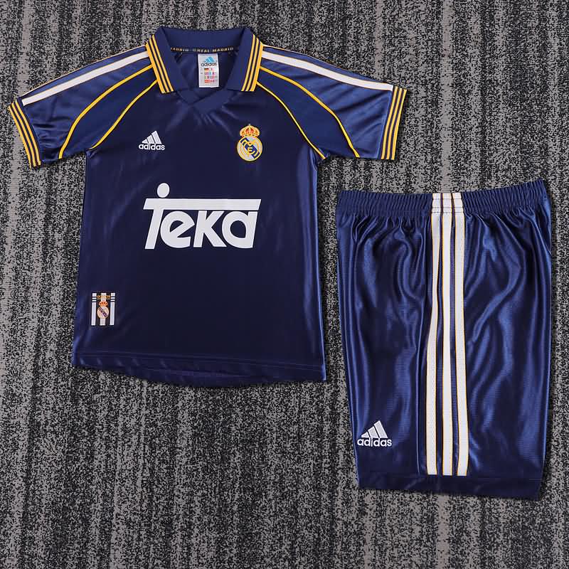Real Madrid 1998/99 Kids Third Soccer Jersey And Shorts Real Madrid 1998/99 Kids Third Soccer Jersey And Shorts