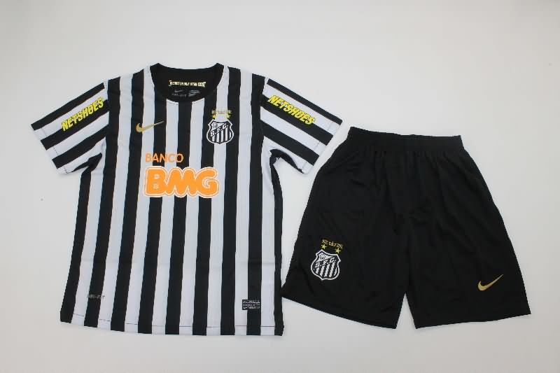 Santos 2011/12 Kids Away Soccer Jersey And Shorts Santos 2011/12 Kids Away Soccer Jersey And Shorts