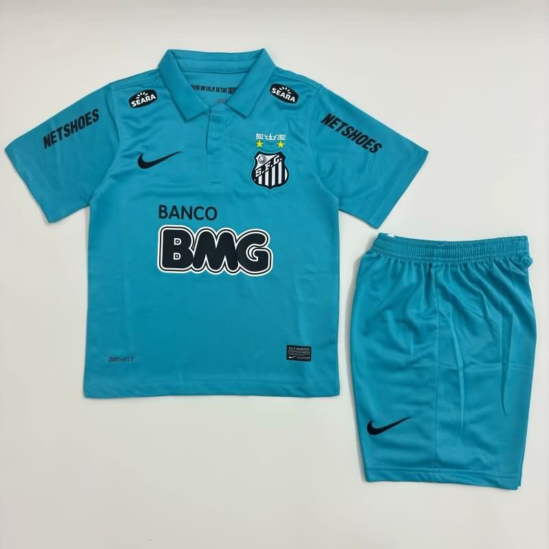 Santos 2012/13 Kids Away Soccer Jersey And Shorts