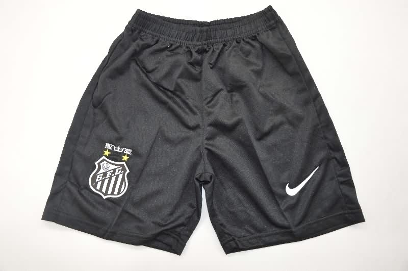 Santos 2012/13 Kids Black Soccer Jersey And Shorts