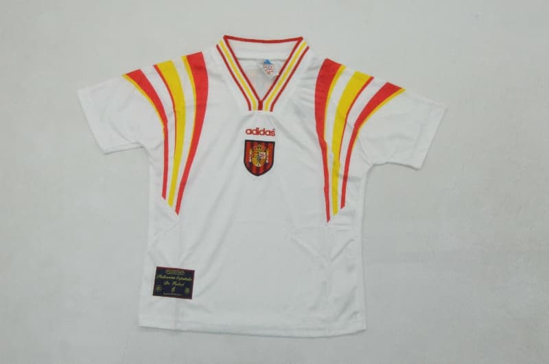 Spain 1996 Kids Third Soccer Jersey And Shorts