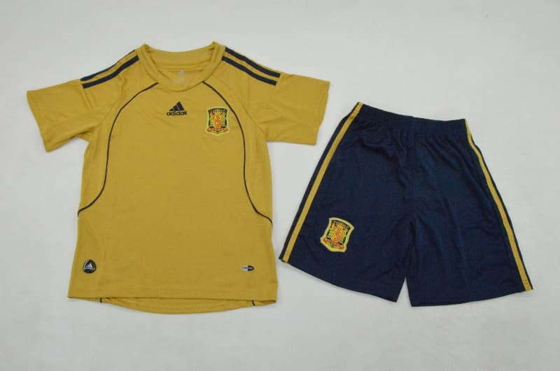 Spain 2008 Kids Away Soccer Jersey And Shorts Spain 2008 Kids Away Soccer Jersey And Shorts