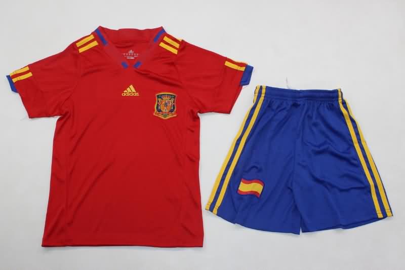 Spain 2010 Kids Home Soccer Jersey And Shorts Spain 2010 Kids Home Soccer Jersey And Shorts