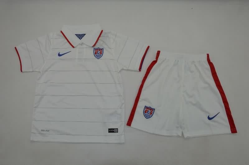 USA 2014 Kids Home Soccer Jersey And Shorts USA 2014 Kids Home Soccer Jersey And Shorts